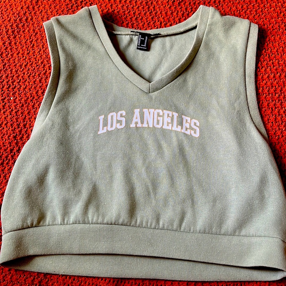 Green Los Angeles vest